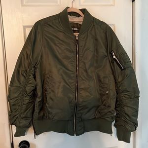 Steve Madden Ruched Sleeve winter jacket